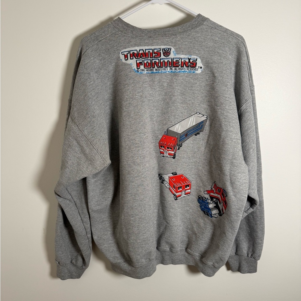 Transformers Optimus Prime Graphic Men's Sweatshirt - Picture 4 of 11